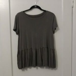 Mossimo peplum shirt